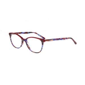 NEW Thin & Light QUILL Blue & Red ROBIN Eyeglasses 50/16/140 with Case